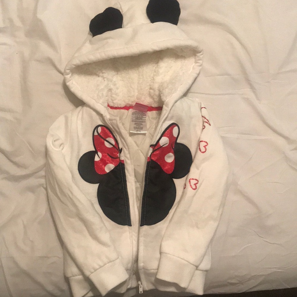 Disney Minnie Mouse Hooded Zip Jacket